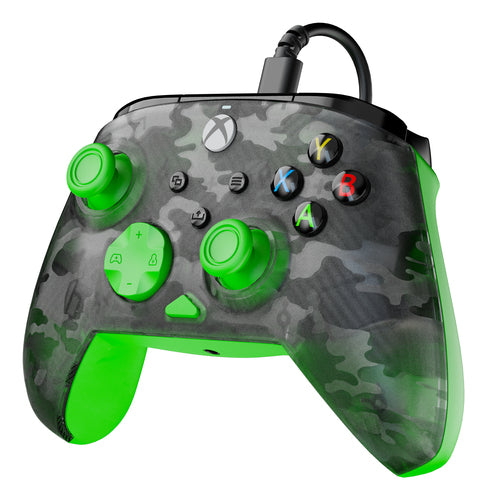 Turtle Beach Rematch Core Ghost Camo/Green – Xbox/PC – Set skråt fra højre