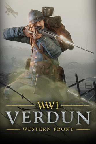 WWI Verdun: Western Front – PlayStation 5 – spillets illustration og logo