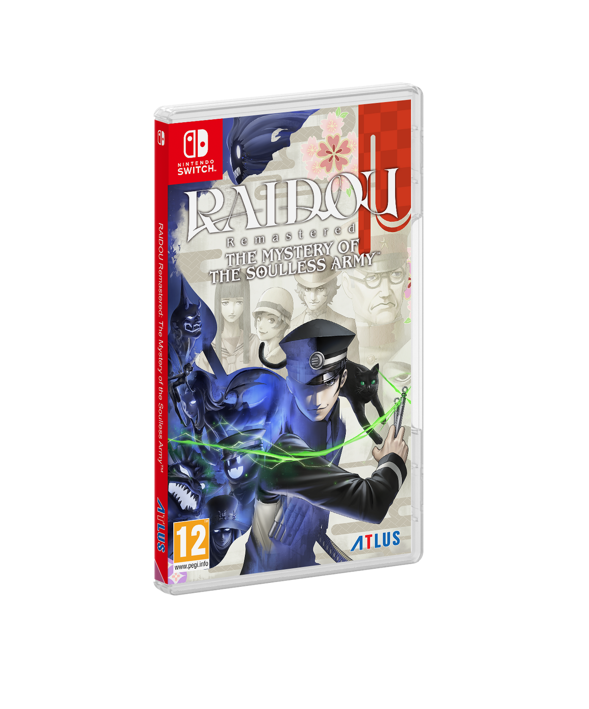 RAIDOU Remastered: The Mystery of the Soulless Army – Nintendo Switch-emballage