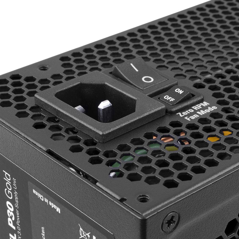 Sharkoon REBEL P30 Gold 1300W Black ATX 3.0 80 Plus Gold 12VHPWR 600W 8x PCIe Fully Modular 135mm FDB Power Supply Sharkoon