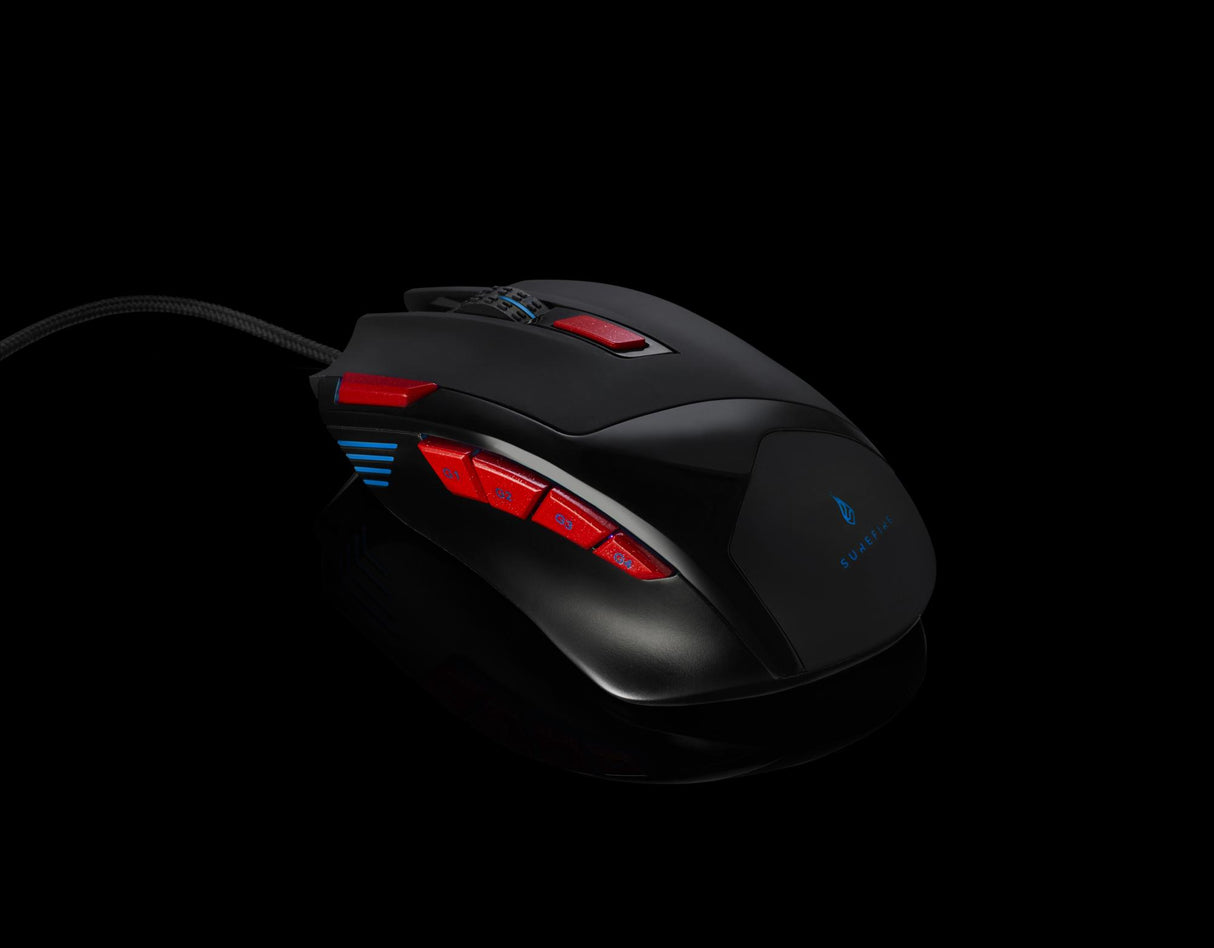 SUREFIRE - Eagle Claw Gamingmus med 9 knappar RGB