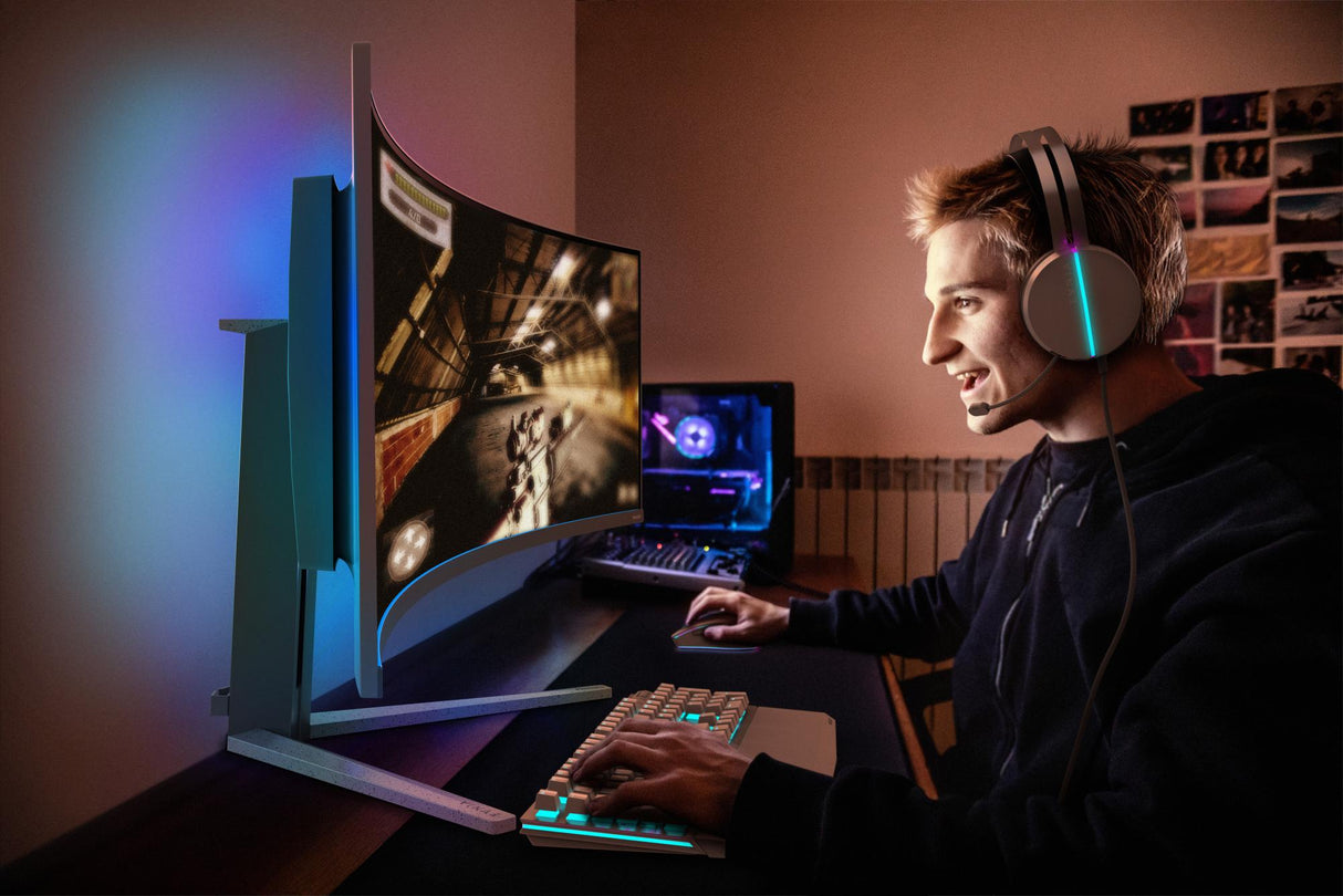 Philips Evnia 8000 49M2C8900L 49 5120 x 1440 (UltraWide) HDMI DisplayPort USB-C 144Hz Dockingskærm Philips