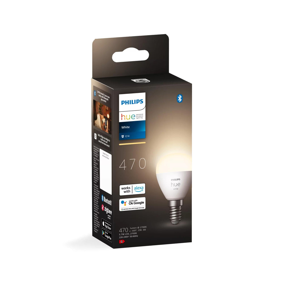 Philips Hue - Luster P45 E14 - Warm White Philips Hue