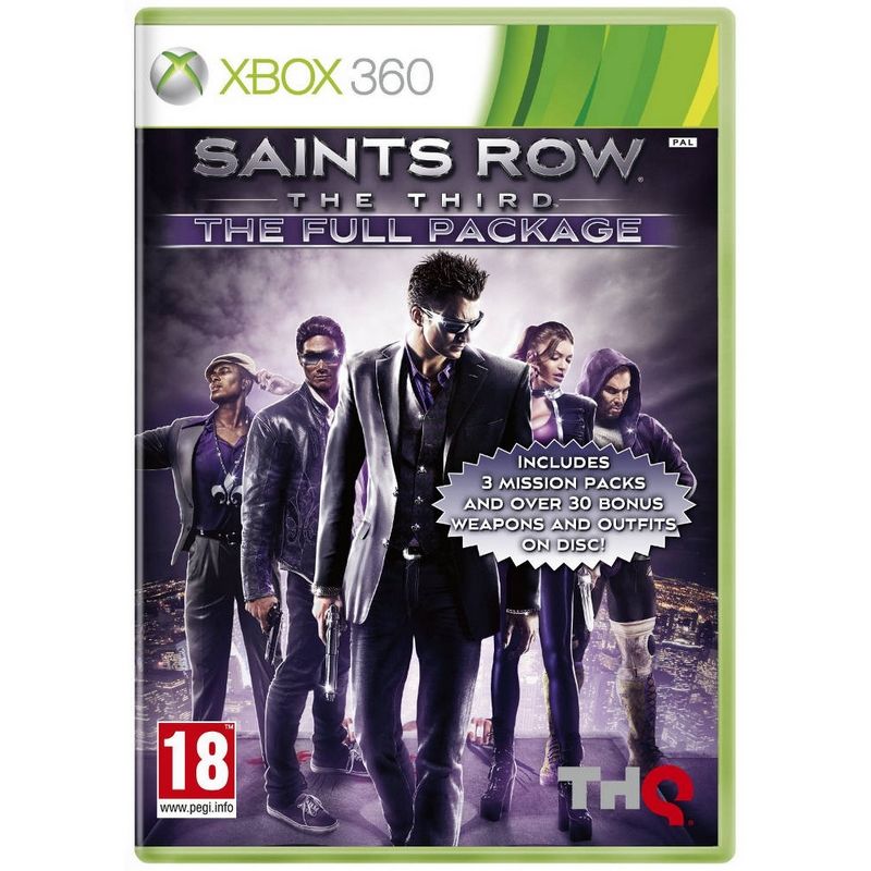 Saints Row: The Third – The Full Package – SPA – Xbox 360 – forside