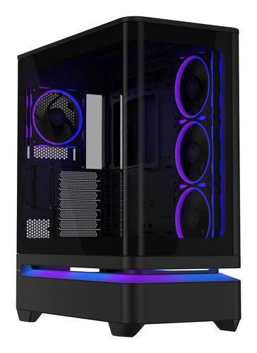 ASUS PRIME AP304 TG ARGB BLACK – set skråt fra siden