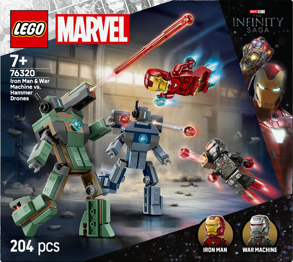 LEGO - Super Heroes - Iron Man & War Machine vs. Hammer Drones (76320) LEGO