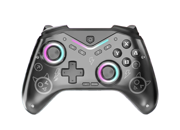 Deep Explorer Spark – sort controller til Switch og Switch 2 – forside