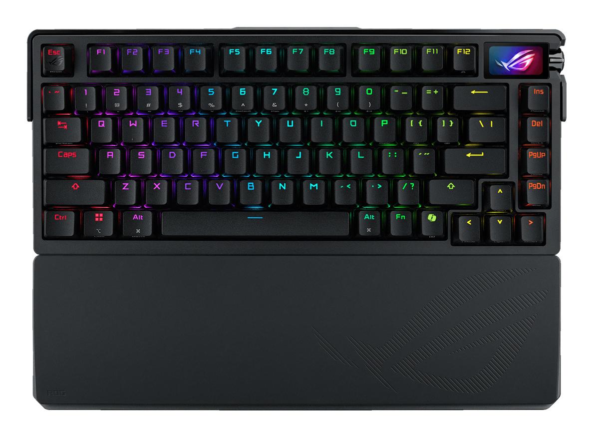 ASUS ROG AZOTH EXTREME 75% Wireless DIY Custom Gaming Keyboard, OLED display ASUS