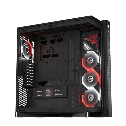 ASUS ROG CRONOX GR801 CURVE TG ARGB BLACK – indvendig opbygning eller underside (vinkel 3)