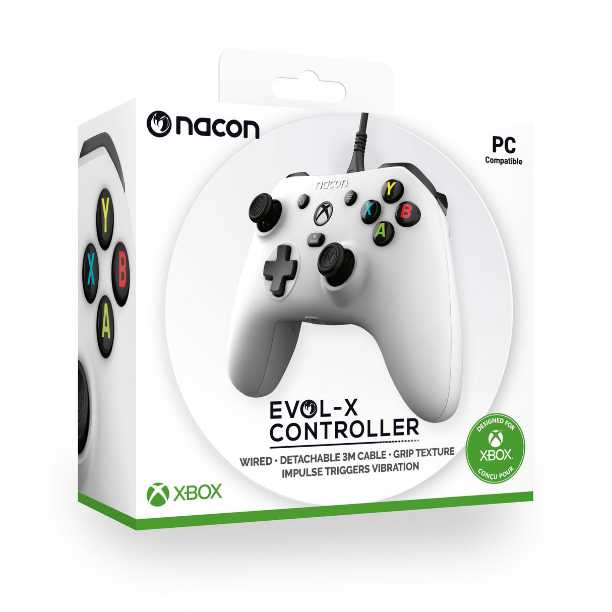 Nacon instegskontroll vit/Xbox Series X