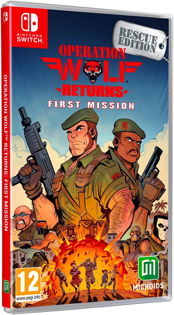 Operation Wolf Returns: First Mission – emballage