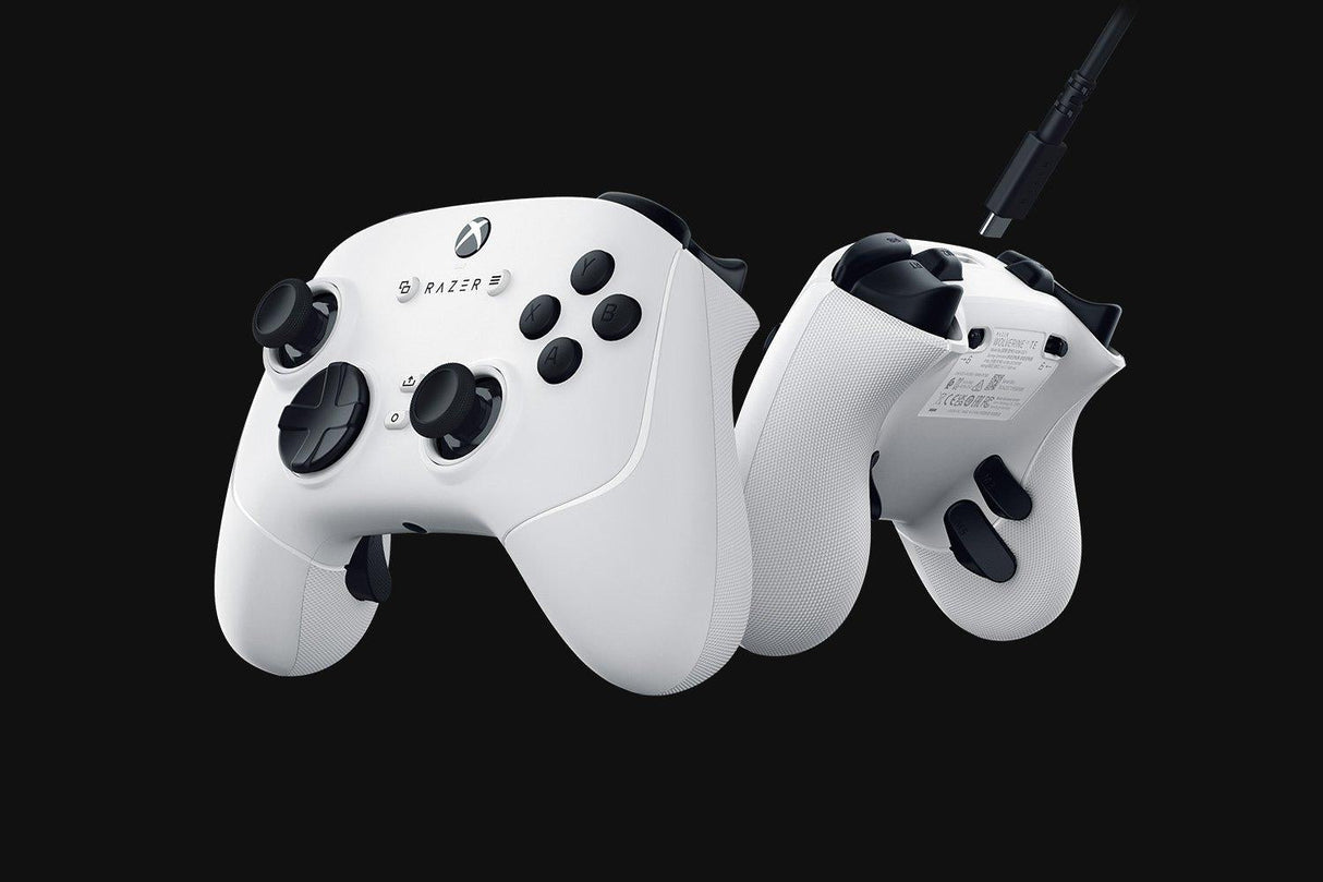 Razer - Wolverine V3 Tournament Edition – Wired Controller for Xbox & PC - White Razer