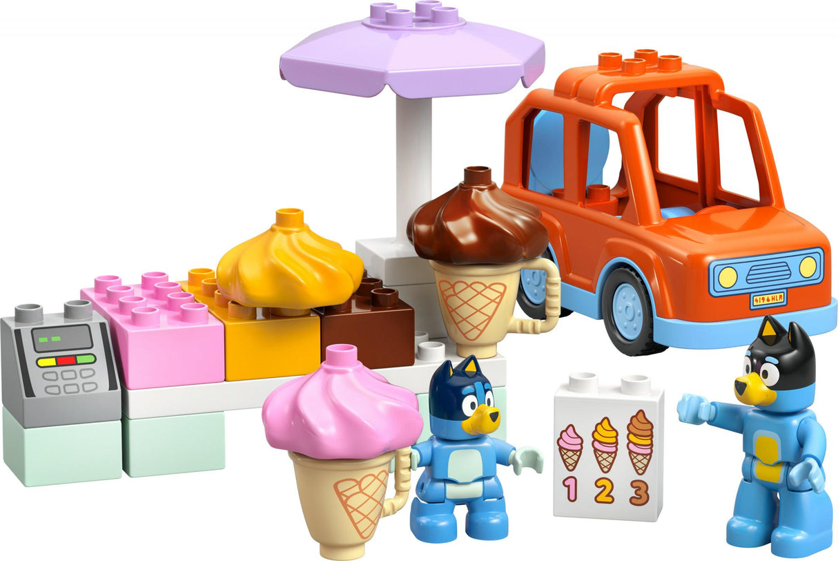 LEGO - DUPLO Bluey - Ice Cream Trip with Bluey (10458) LEGO