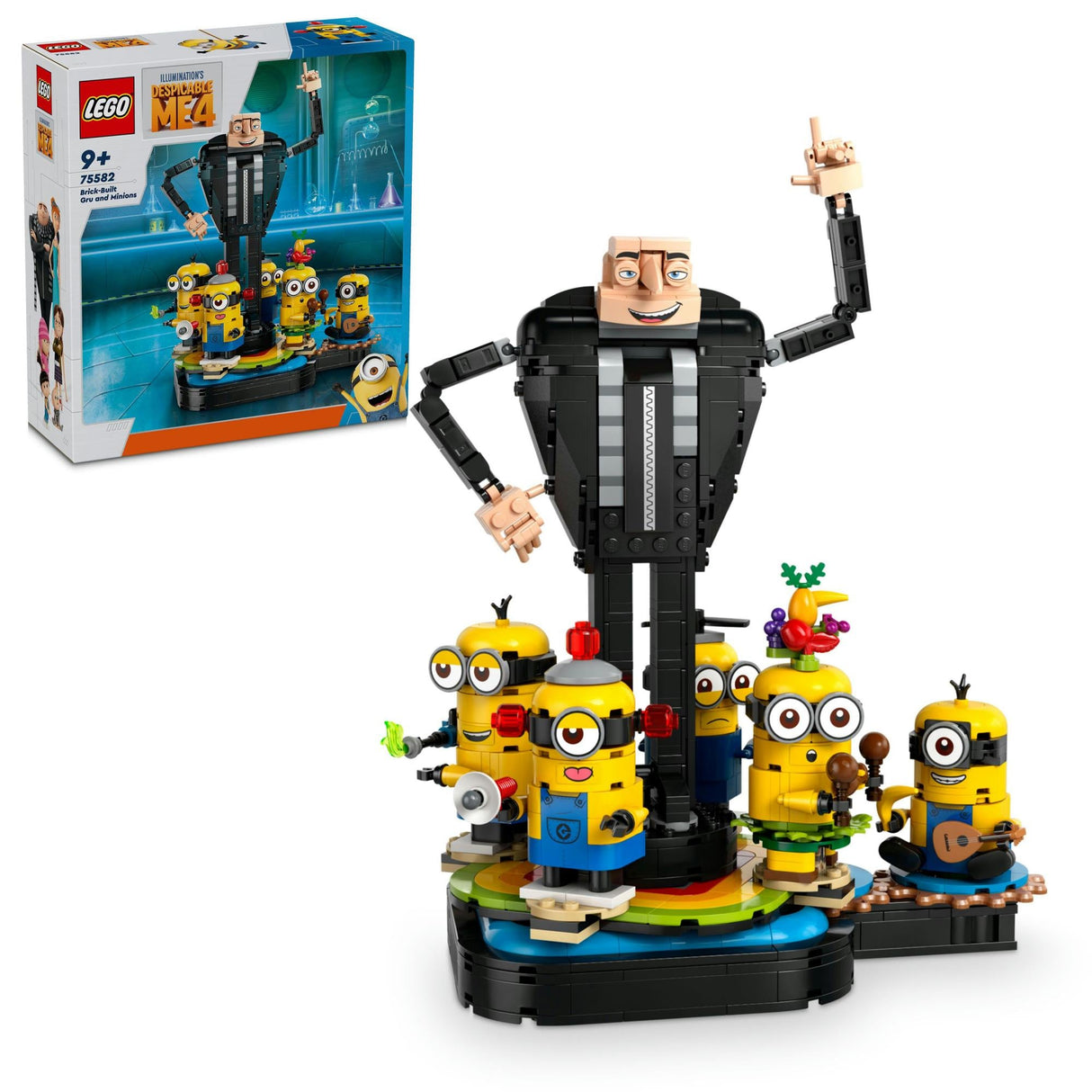 LEGO 75582 Minions Gru and the Minions made of LEGO bricks LEGO