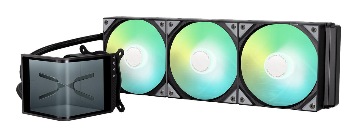 TRYX PANORAMA SE 360 mm AIO Liquid Cooler ARGB Black TRYX