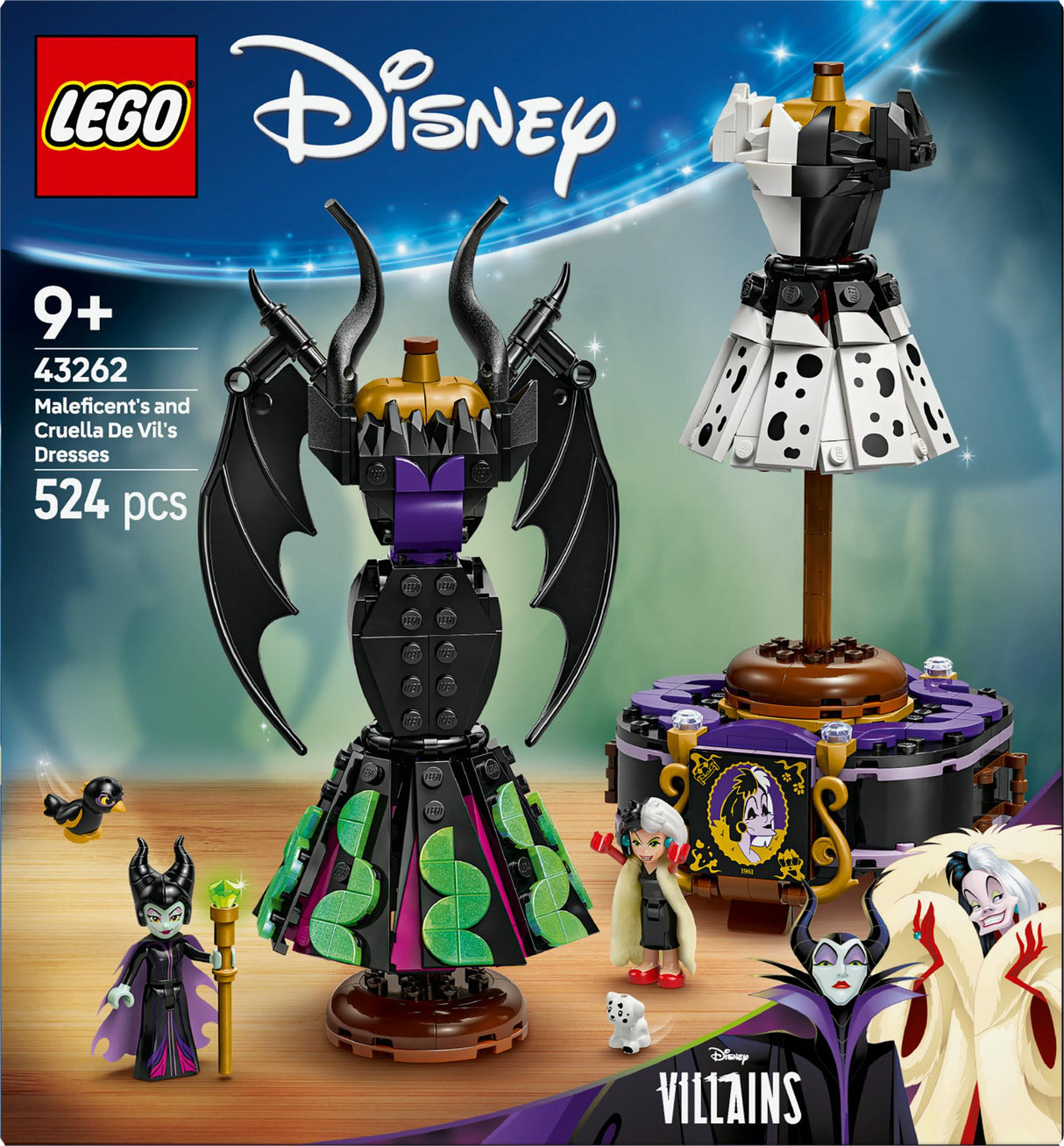 LEGO 43262 Disney Classic The Clothes of Maleficent & Cruella de Vil LEGO