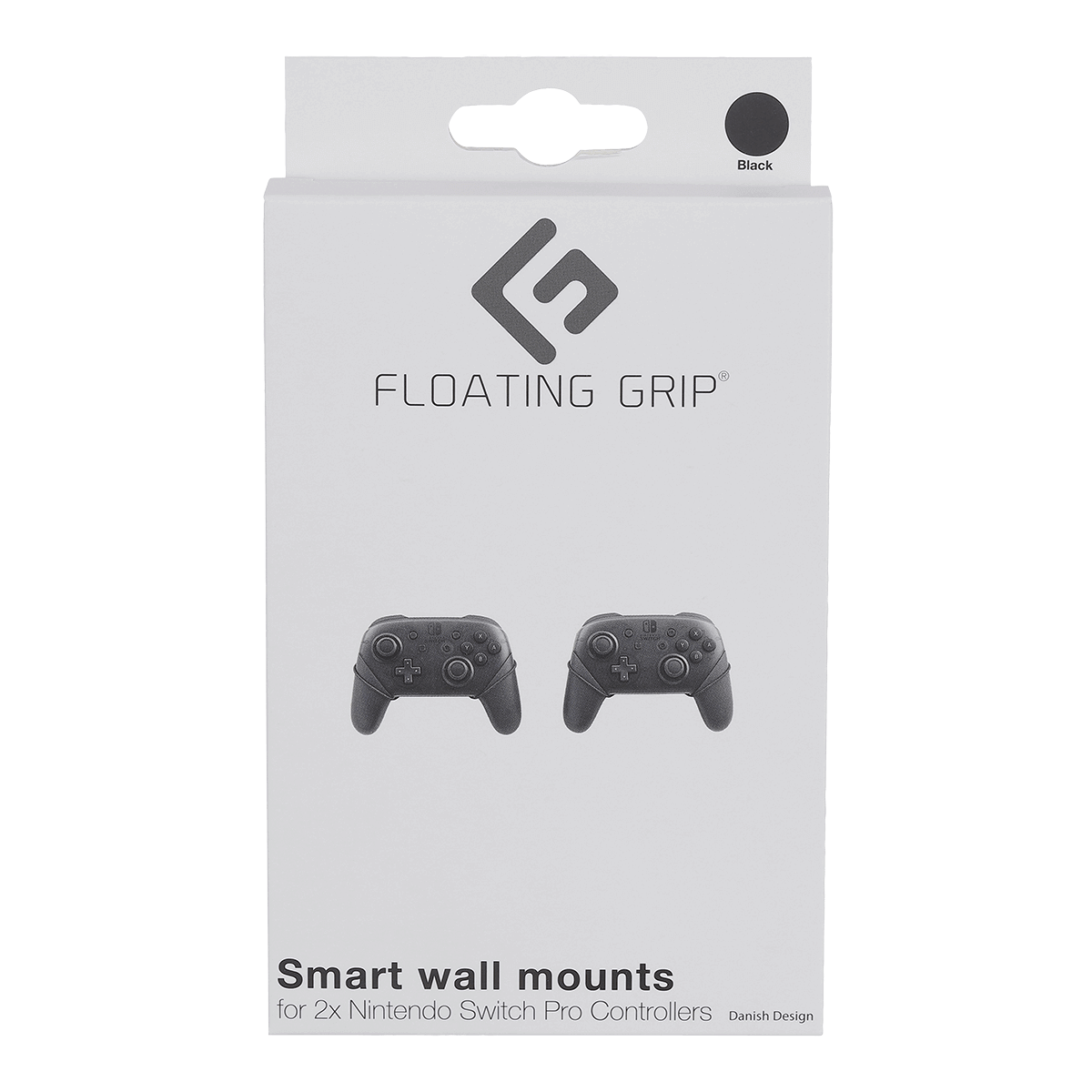 Nintendo Switch Pro Controller wall mount by FLOATING GRIP, Black – emballage