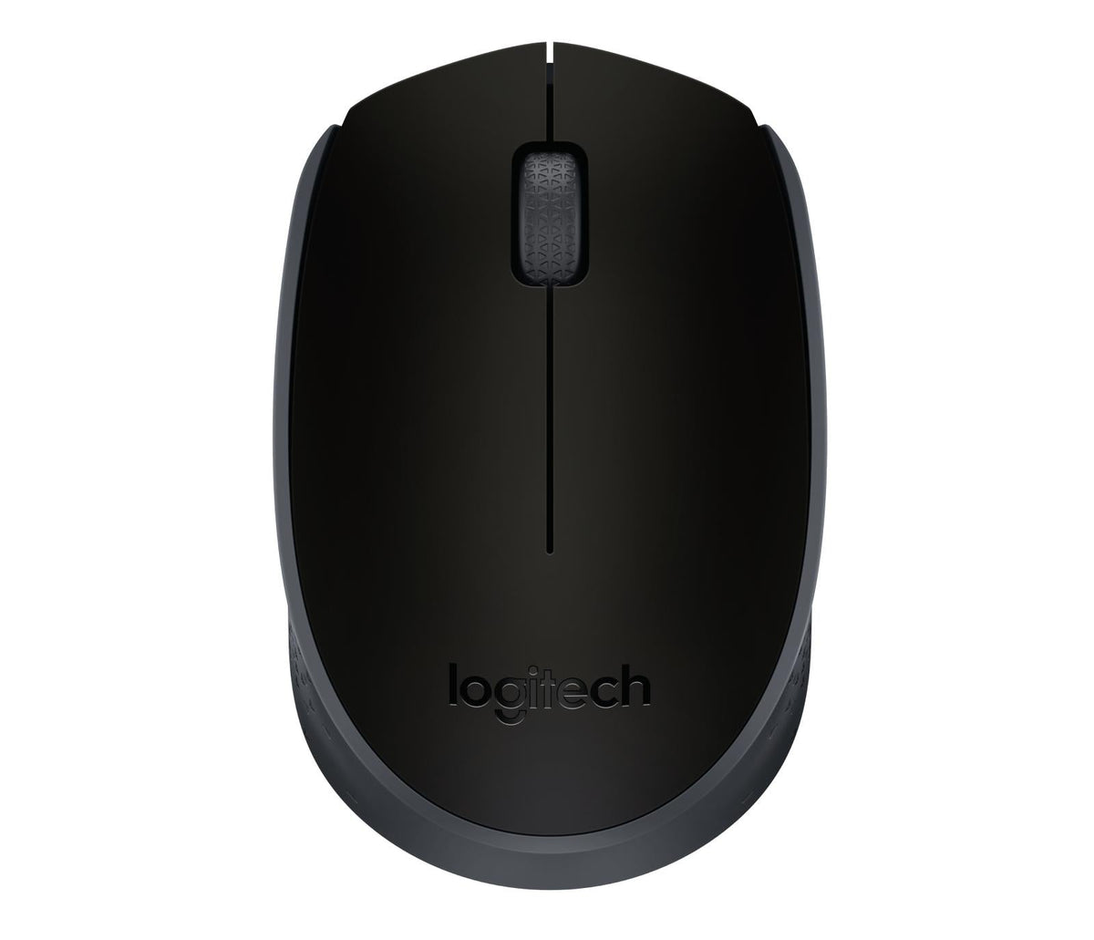 Logitech - M171 RF Wireless Optical 1000DPI Ambidextrous Black Logitech