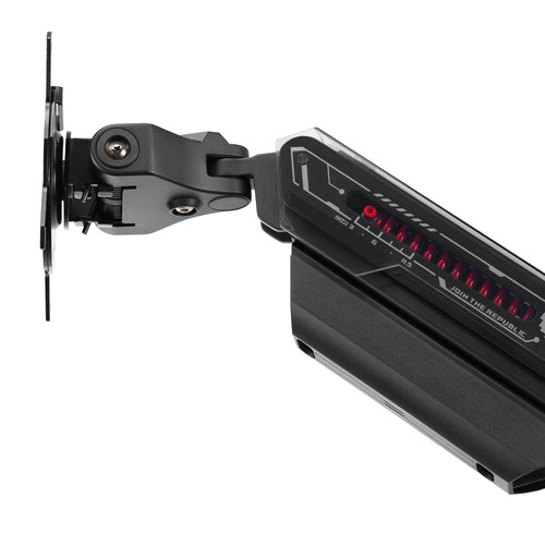 ASUS ROG Ergo AAS01R skærmarm – led og VESA-beslag set fra siden