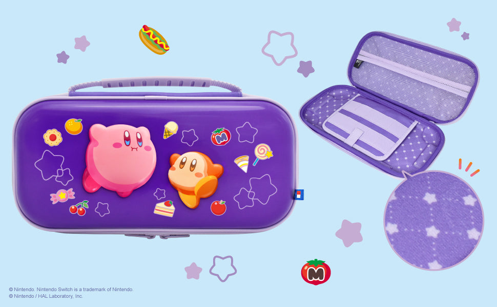 HORI - Vault Case for Nintendo Switch 2 (Kirby and Waddle Dee) - Purple