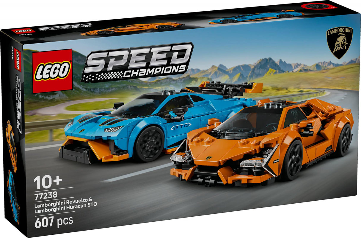 LEGO - Speed Champions - Lamborghini Revuelto & Huracán STO (77238) LEGO