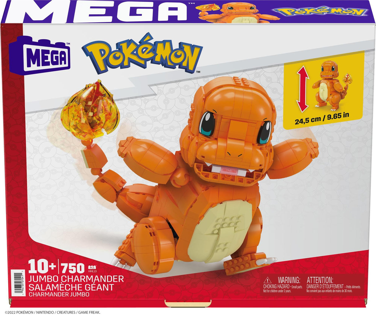 MEGA - Pokémon Build & Show - Jumbo Charmander (HHL13) Mega Bloks