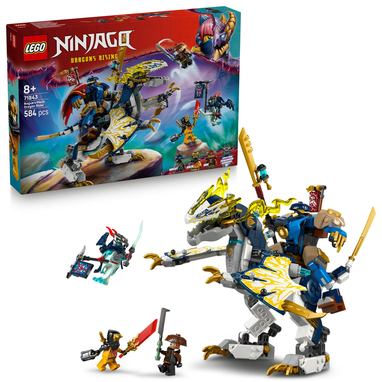 LEGO - Ninjago - Rogue’s Mech Dragon Rider (71843) LEGO