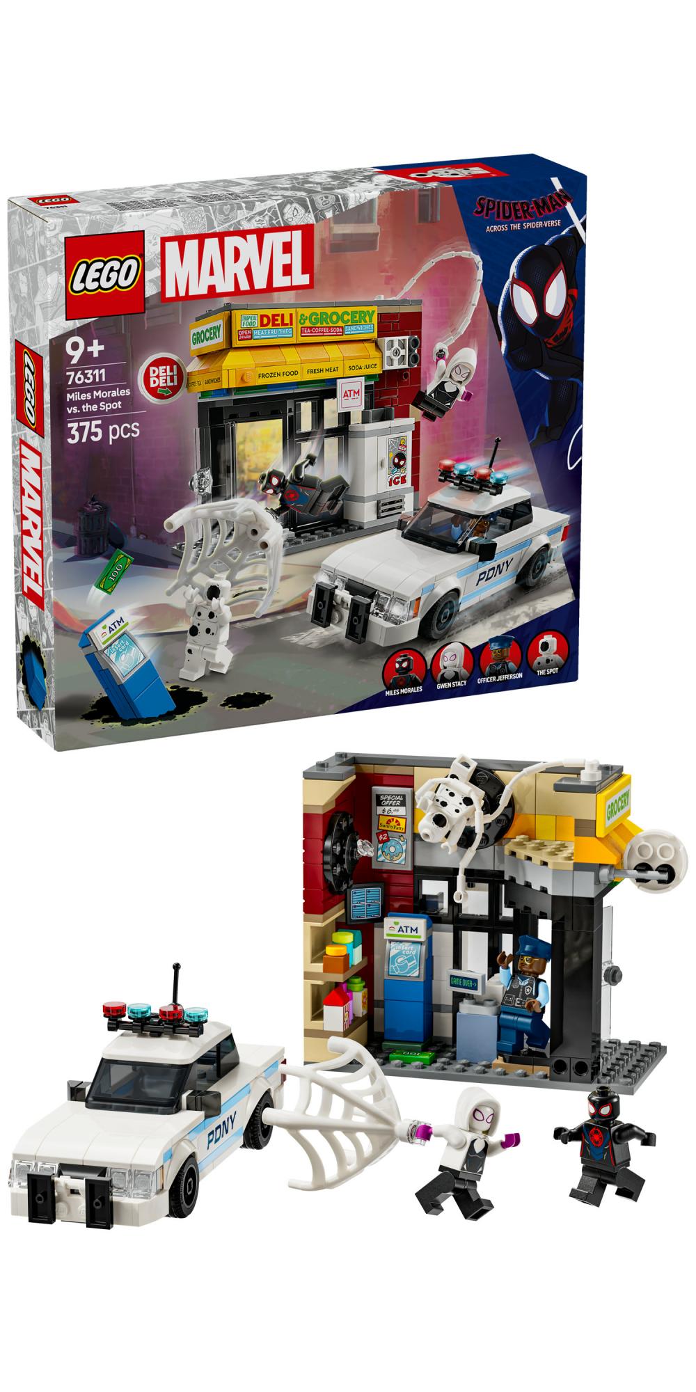 LEGO 76311 Marvel Super Heroes Spider-Verse: Miles Morales vs Spot LEGO