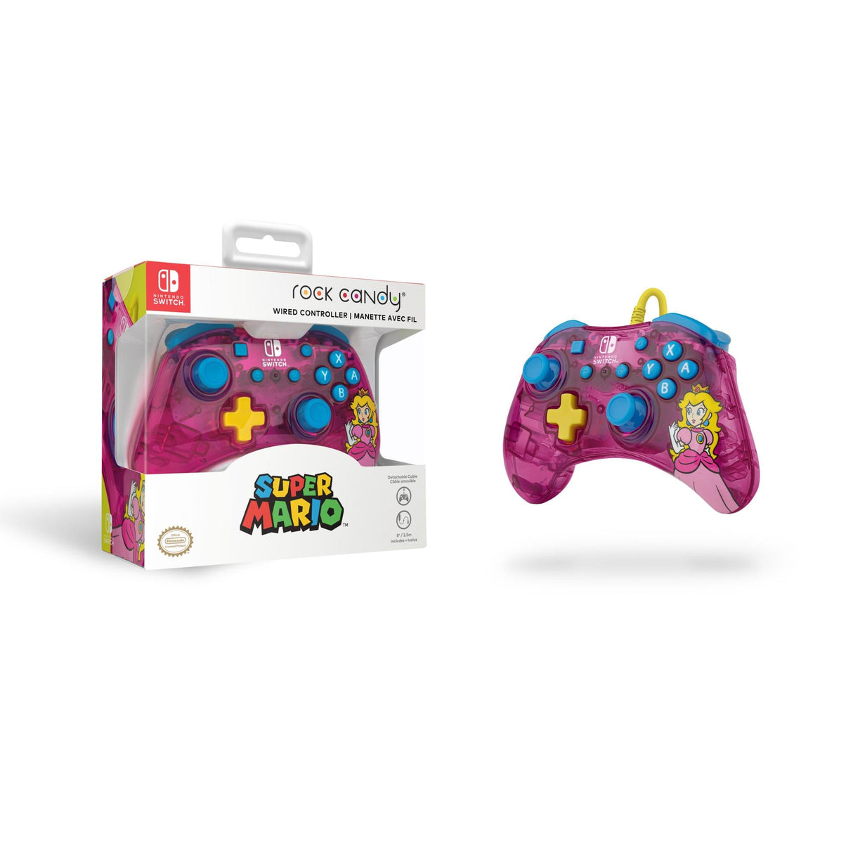Rock Candy Wired Controller - Peach PDP