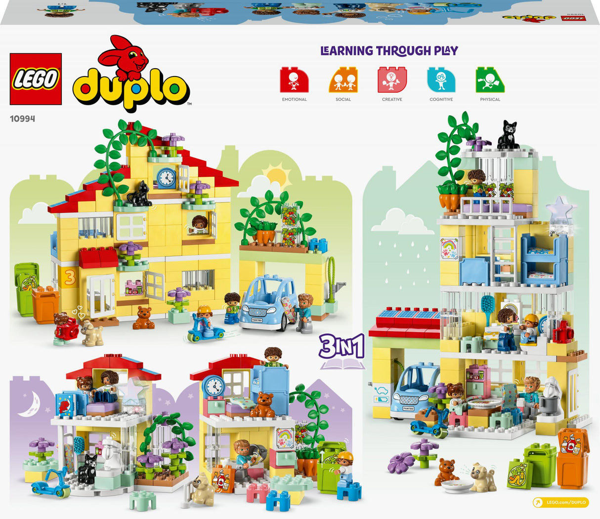 LEGO Duplo - 3in1 Family House (10994) LEGO
