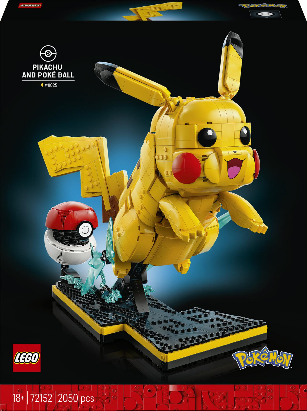 LEGO 72152 Pokémon Pikachu and Poké Ball LEGO