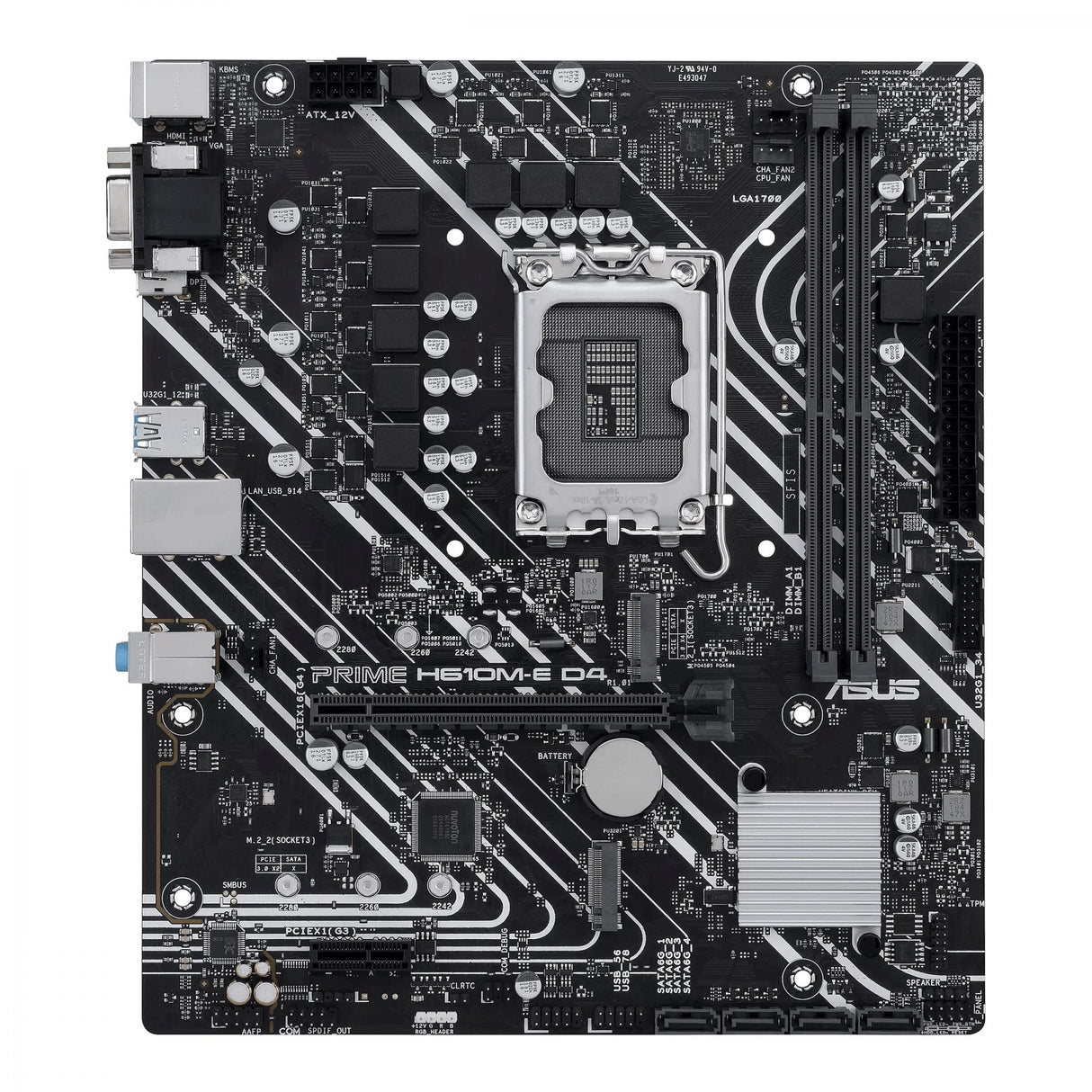 ASUS PRIME H610M-A D4-CSM (mATX, H610, LGA 1700, DDR4) ASUS