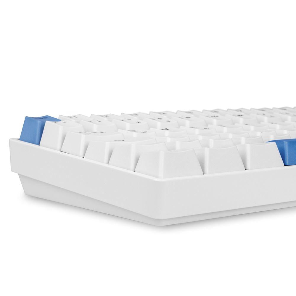 Sharkoon SKILLER SGK50 S3 PBT (white/light blue, DE layout, Gateron G Pro 3.0 Yellow) Sharkoon