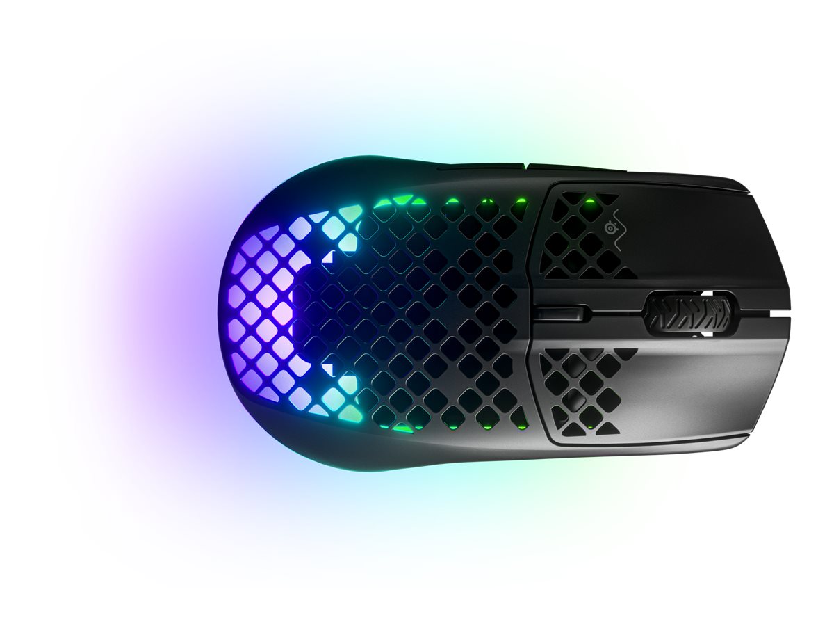 SteelSeries Aerox 3 2022 Edition Optisk Trådlös Kabel Svart