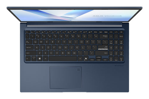 ASUS Vivobook 15 X1504VA-ISSBQ5680W – tastatur og arbejdsflade set ovenfra