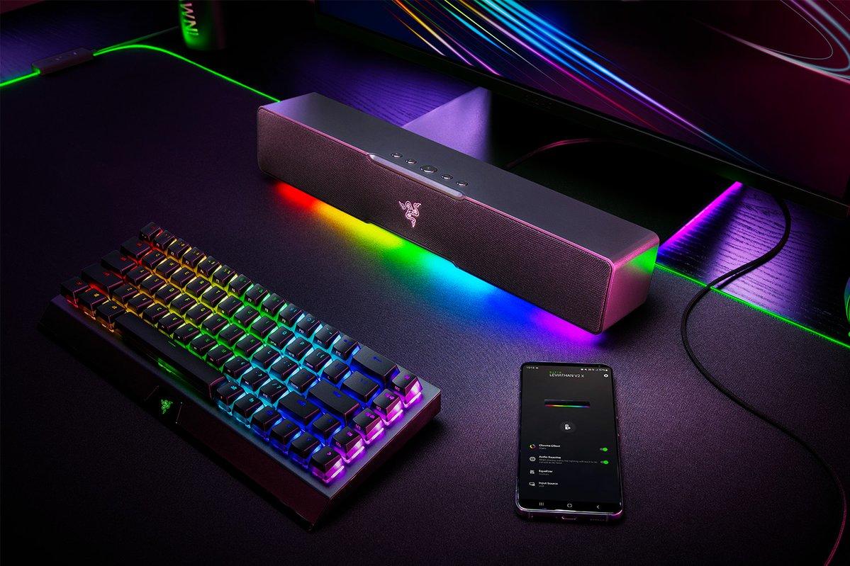 Razer - LEVIATHAN V2 X - Compact PC Gaming Soundbar Razer