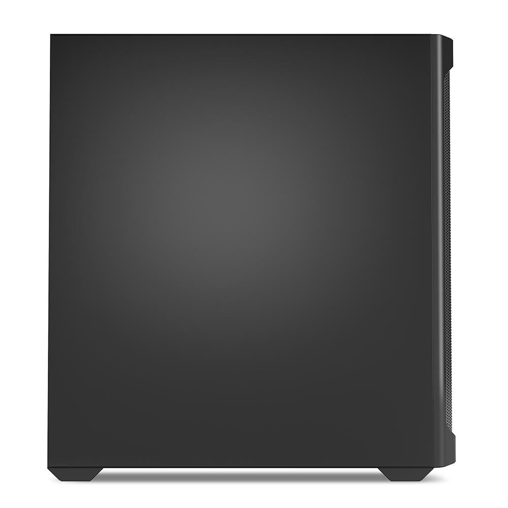 Sharkoon AK4 RGB Strip ATX-kabinet – sort, metalside, BTF