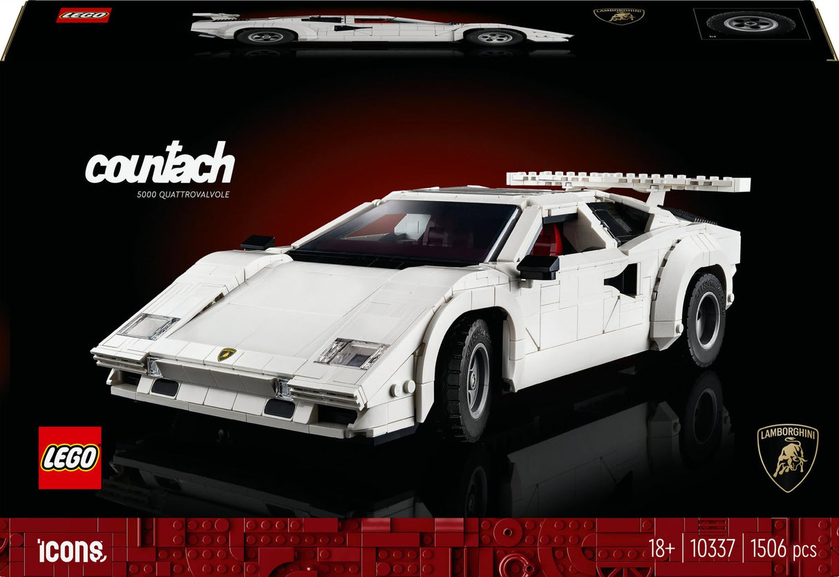 LEGO - Icons - Lamborghini Countach 5000 Quattrovalvole (10337.) LEGO