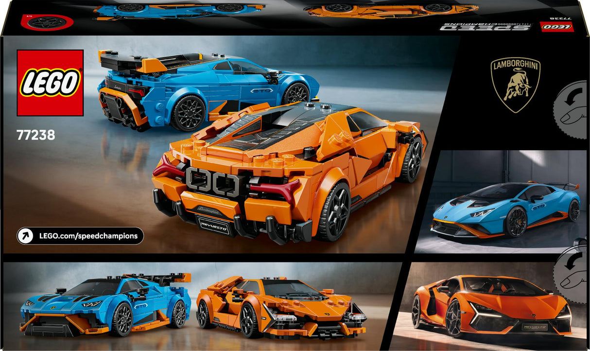 LEGO - Speed Champions - Lamborghini Revuelto & Huracán STO (77238) LEGO
