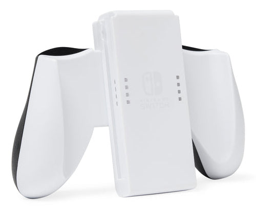 PowerA Joy-Con Comfort Grip Nintendo Switch Hvid – Greb set fra siden