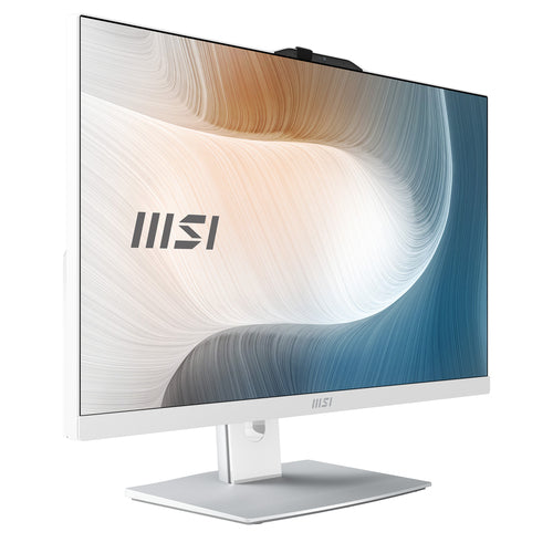 MSI Modern AM242P 1M-2097EU – skærm og fod fra anden vinkel
