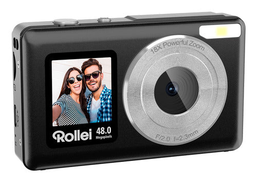 Rollei Compactline Pocket digitalkamera – sort – detalje eller anvendelse 5