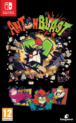 ANTONBLAST – omslag til Nintendo Switch