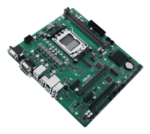 ASUS PRO A620M-C-CSM – bundkort set skråt ovenfra