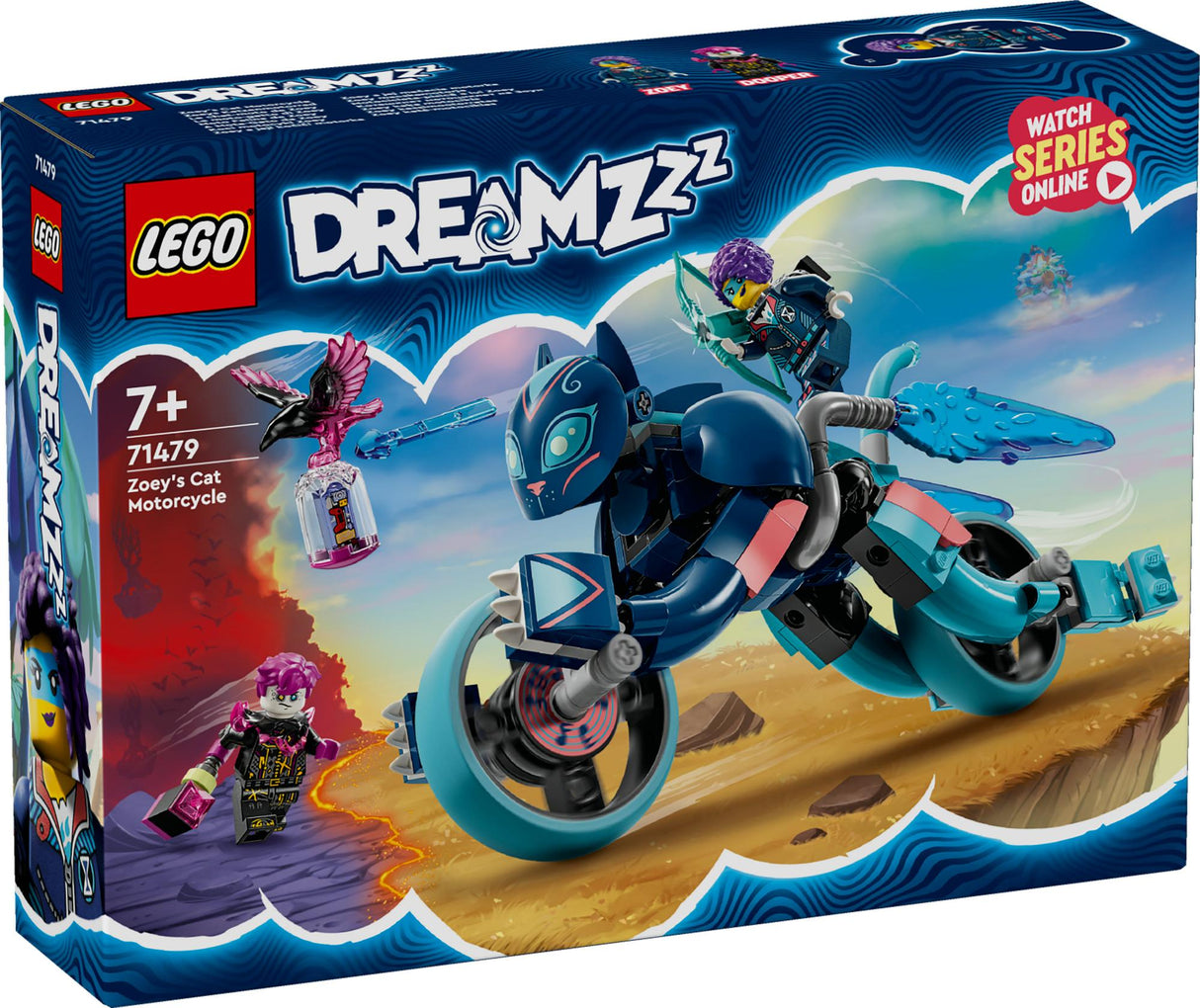 LEGO 71479 DREAMZzz Zoey's Cat Motorcycle LEGO