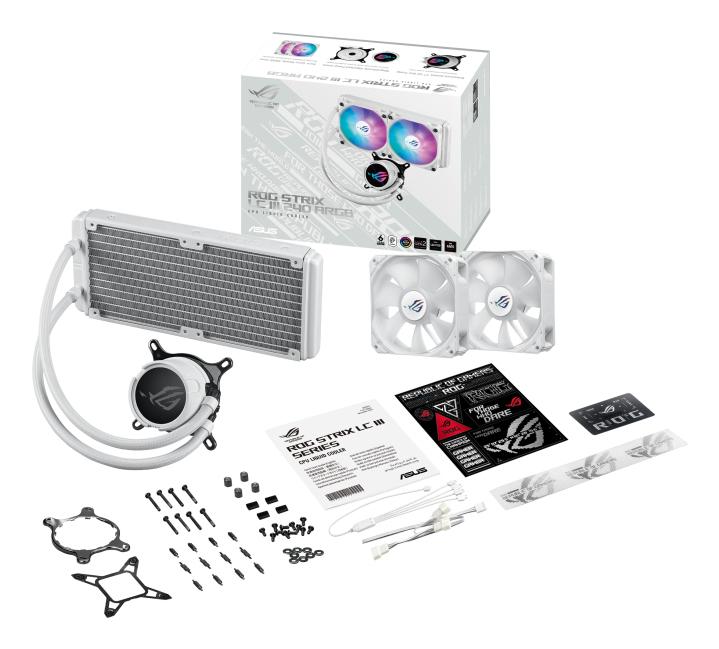 ASUS ROG STRIX LC III 240 ARGB WHITE EDITION AiO Liquid Cooler ASUS