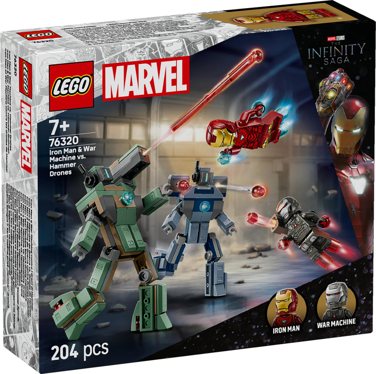 LEGO - Super Heroes - Iron Man & War Machine vs. Hammer Drones (76320) LEGO