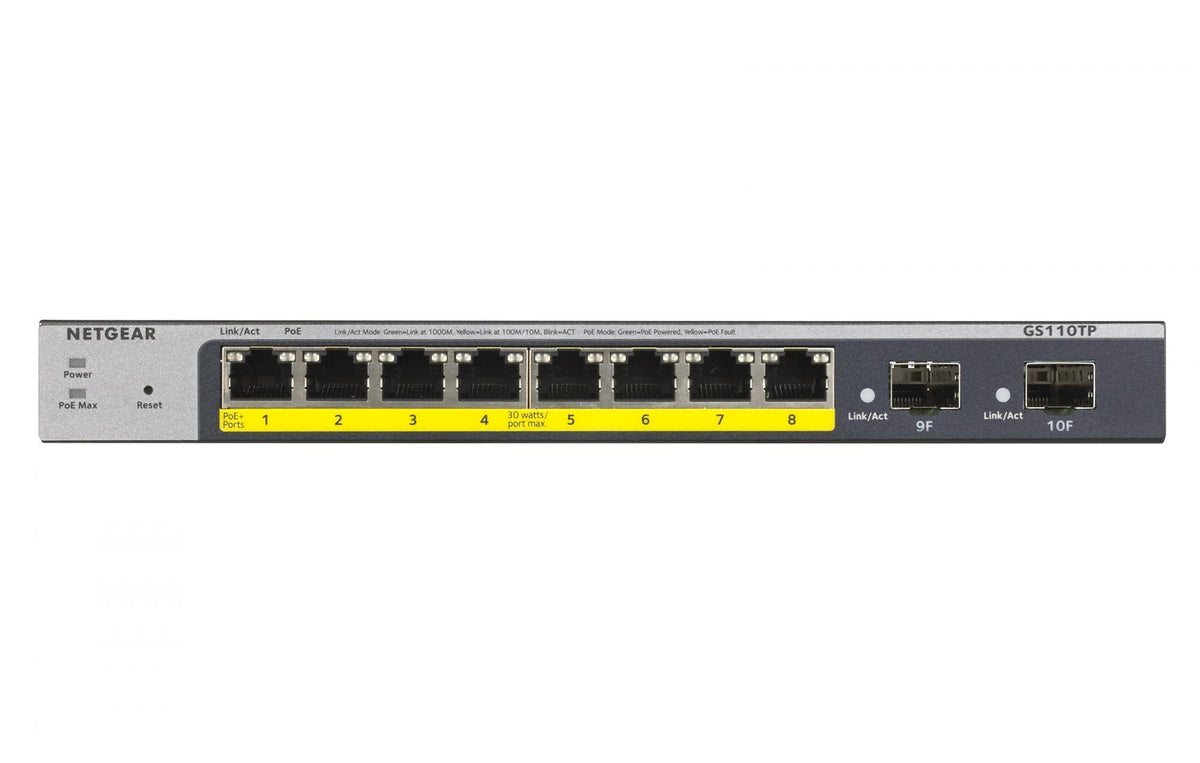 Netgear 8P GE POE SMART MANAGED PRO SWITCH Netgear International Limited
