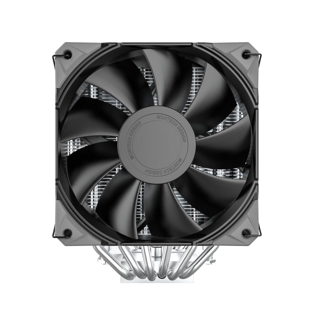 Montech NX600, dual tower, 6 HP CPU Cooler, Black Telon Technology Co Ltd (Montech)