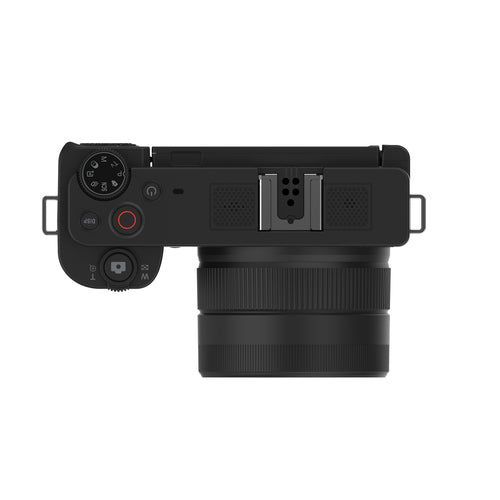Rollei Compactline 10x Flip Screen – Drejelig skærm – Overside og objektiv